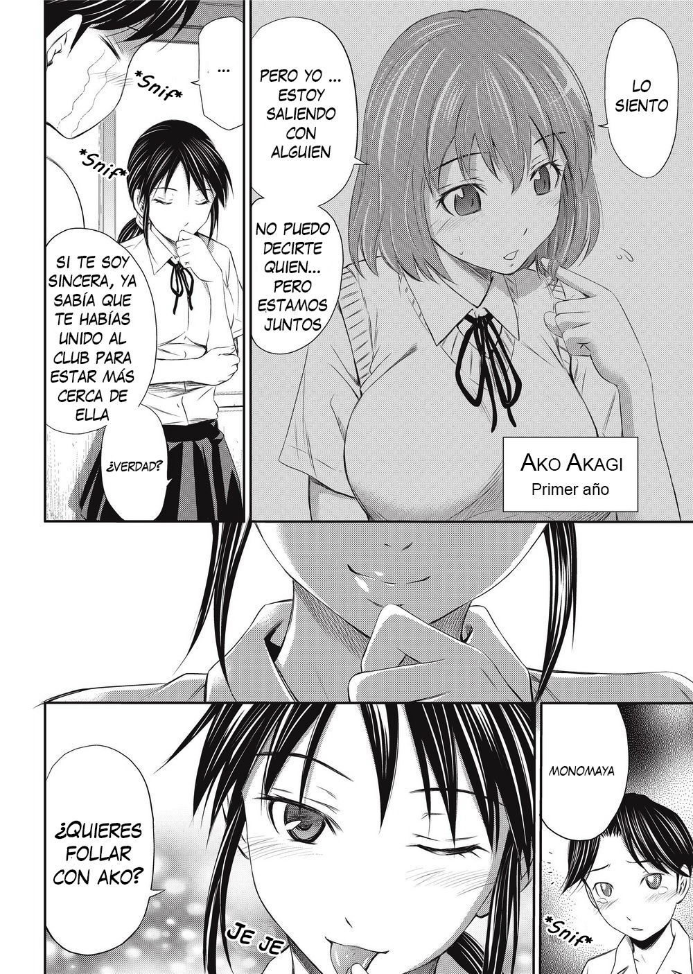 [Sabashi Renya] Momoiro Triangle Ch. 1-3 [Spanish] [arKram] [Decensored]