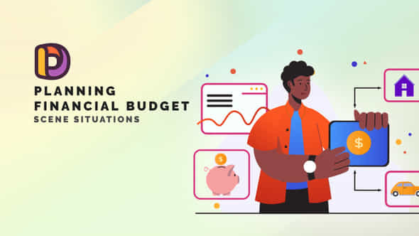 Planning financial budget - VideoHive 34664772