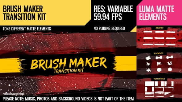 Brush Maker (Transition Kit) - VideoHive 26646724