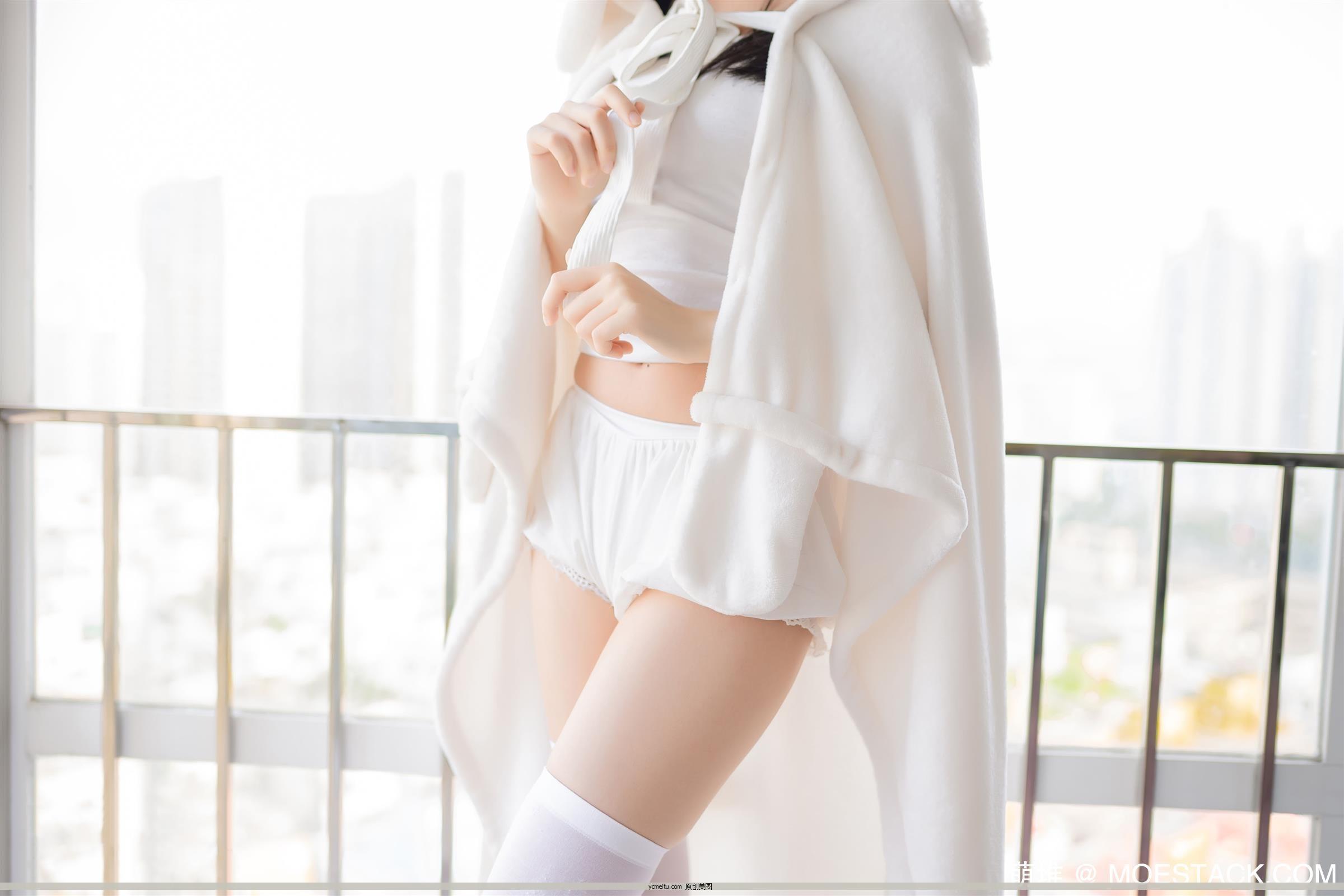 福利妹子图-萌系小姐姐治愈系美少女Coser@木绵绵OwO – 浴巾兔子[42P](22)