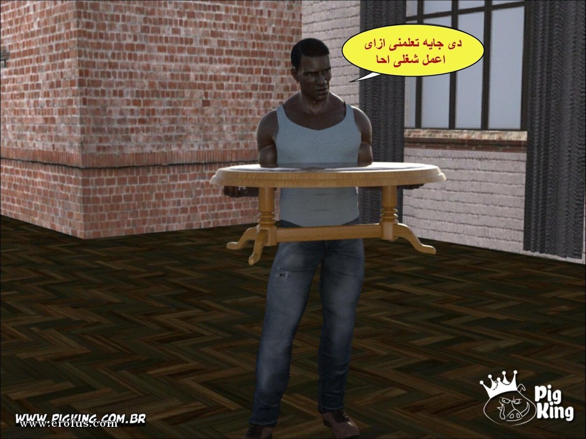 18 الزوجه الهايجه تنتقم من زوجها البارد مع العامل الفحل الأسمر