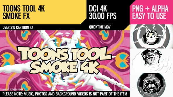 Toons Tool 4K (Smoke FX) - VideoHive 21100302