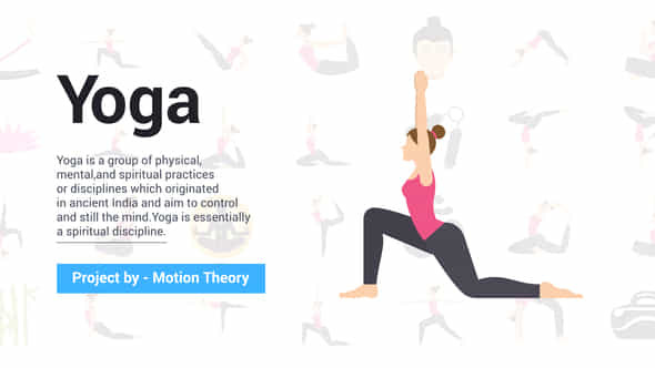 Yoga Icons - VideoHive 37622544