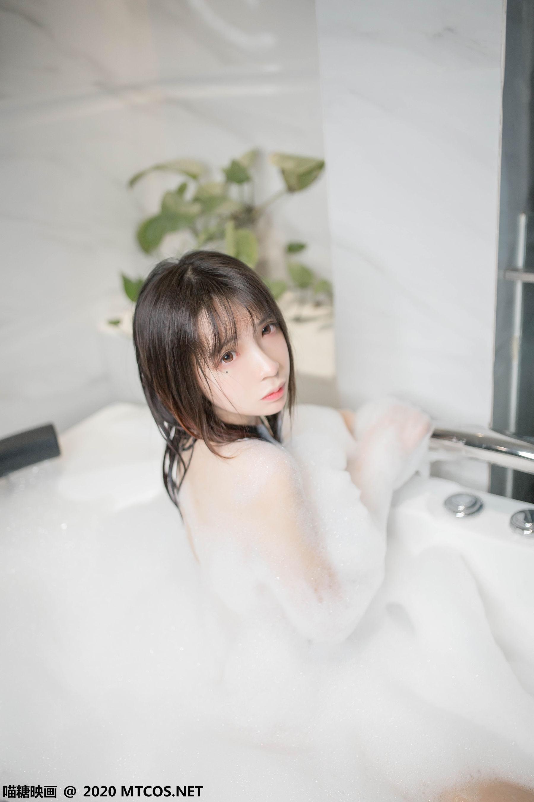 [喵糖映画] VOL.323 浴缸泡泡 写真套图(14)