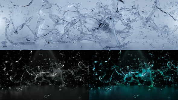 Splashing Water Logo Reveal - VideoHive 31941717