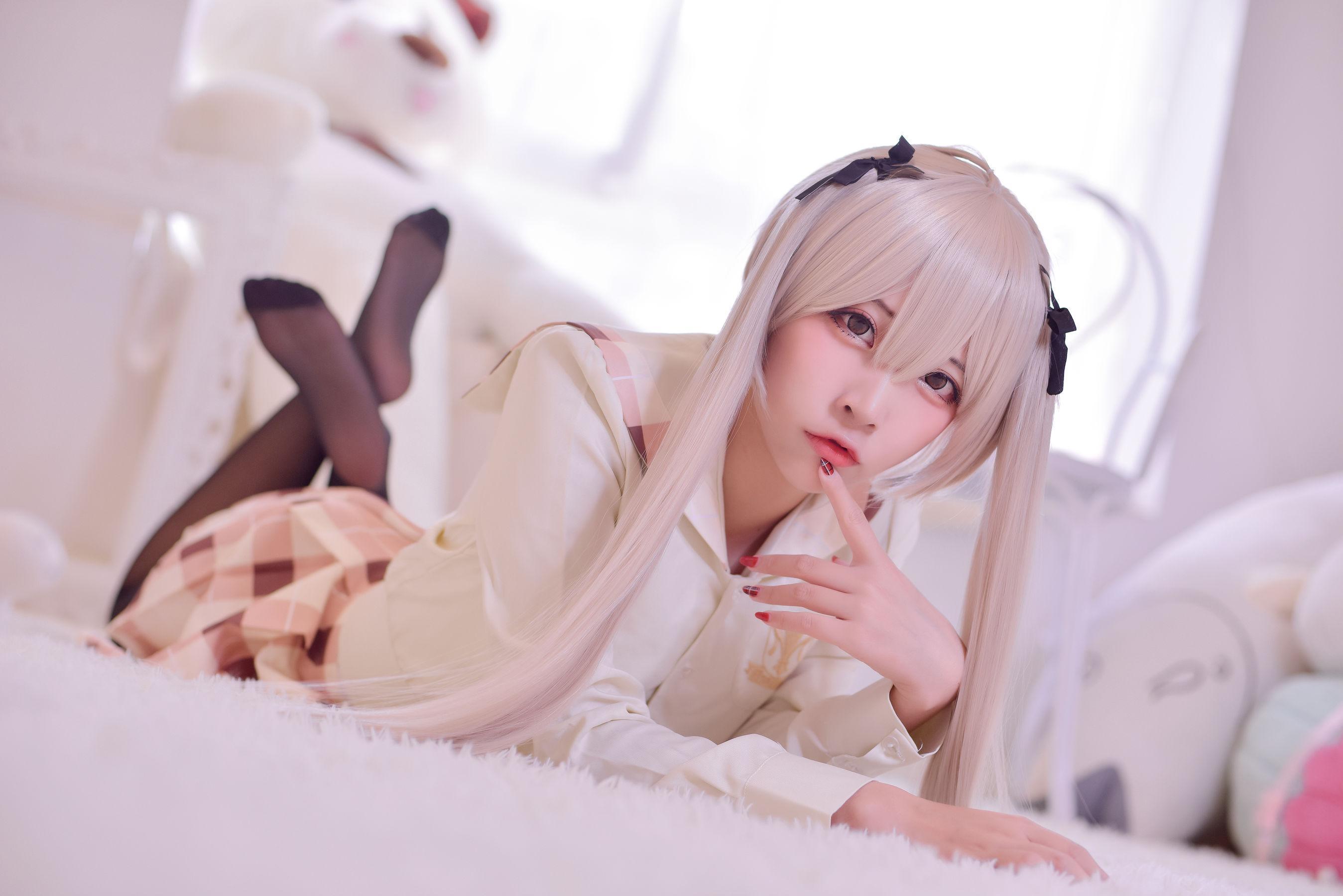 [Cosplay] 人气Coser二佐Nisa – 穹妹校服(11)