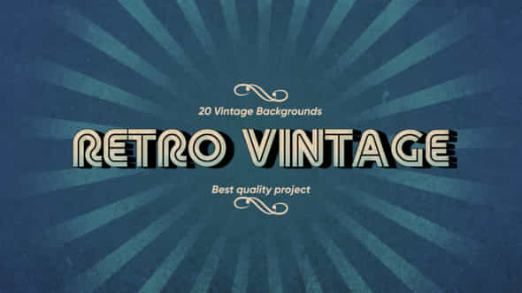 Retro Vintage Backgrounds - VideoHive 58843484
