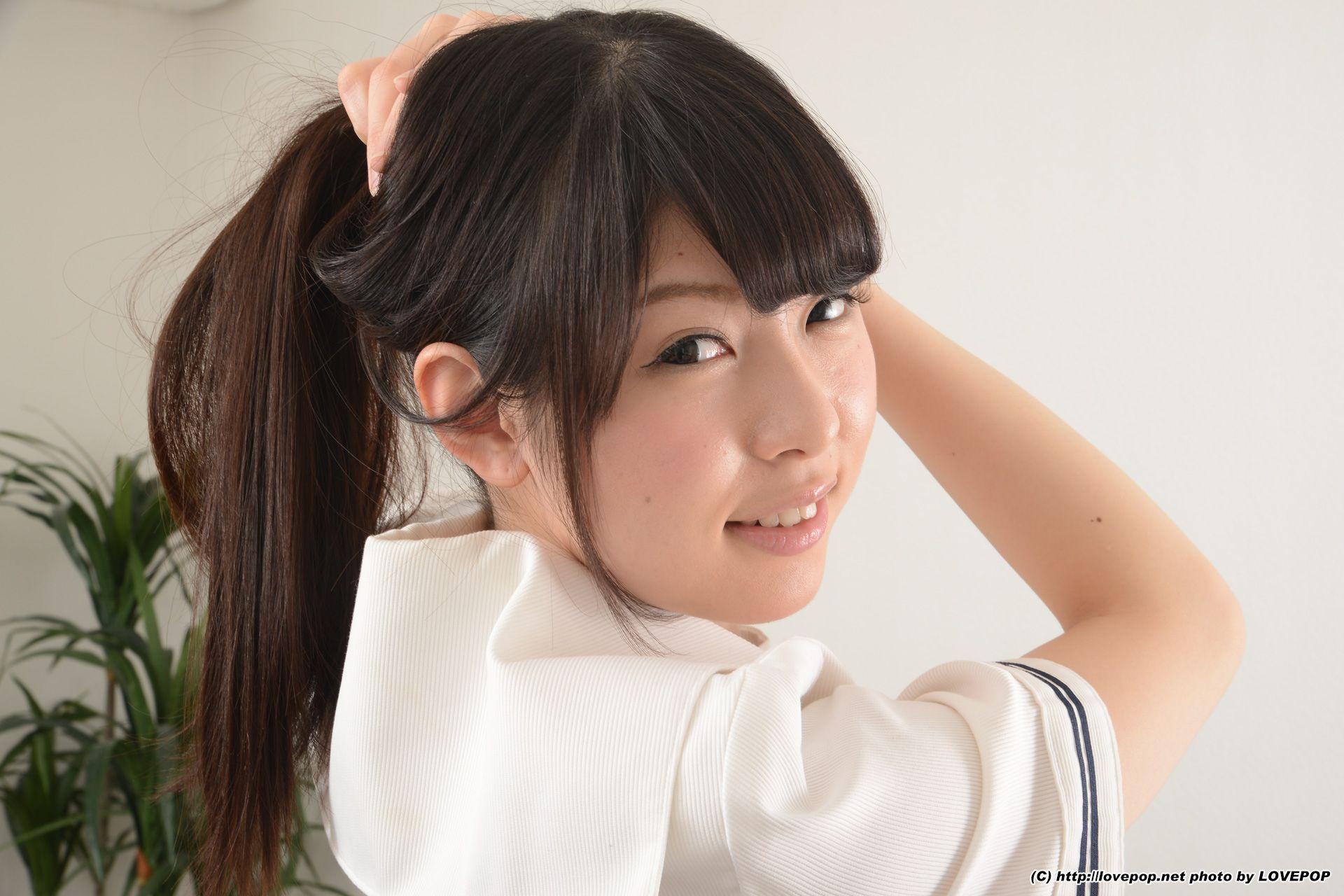 Rena Aoi あおいれな 学生制服 Set4 [LovePop] 写真集(20)