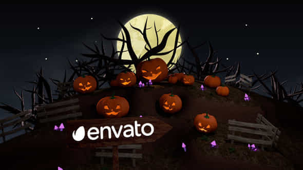 Halloween Pumpkin Lantern - VideoHive 47904490