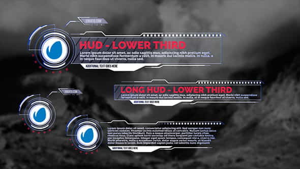 HUD - Lower Thirds - VideoHive 10511385