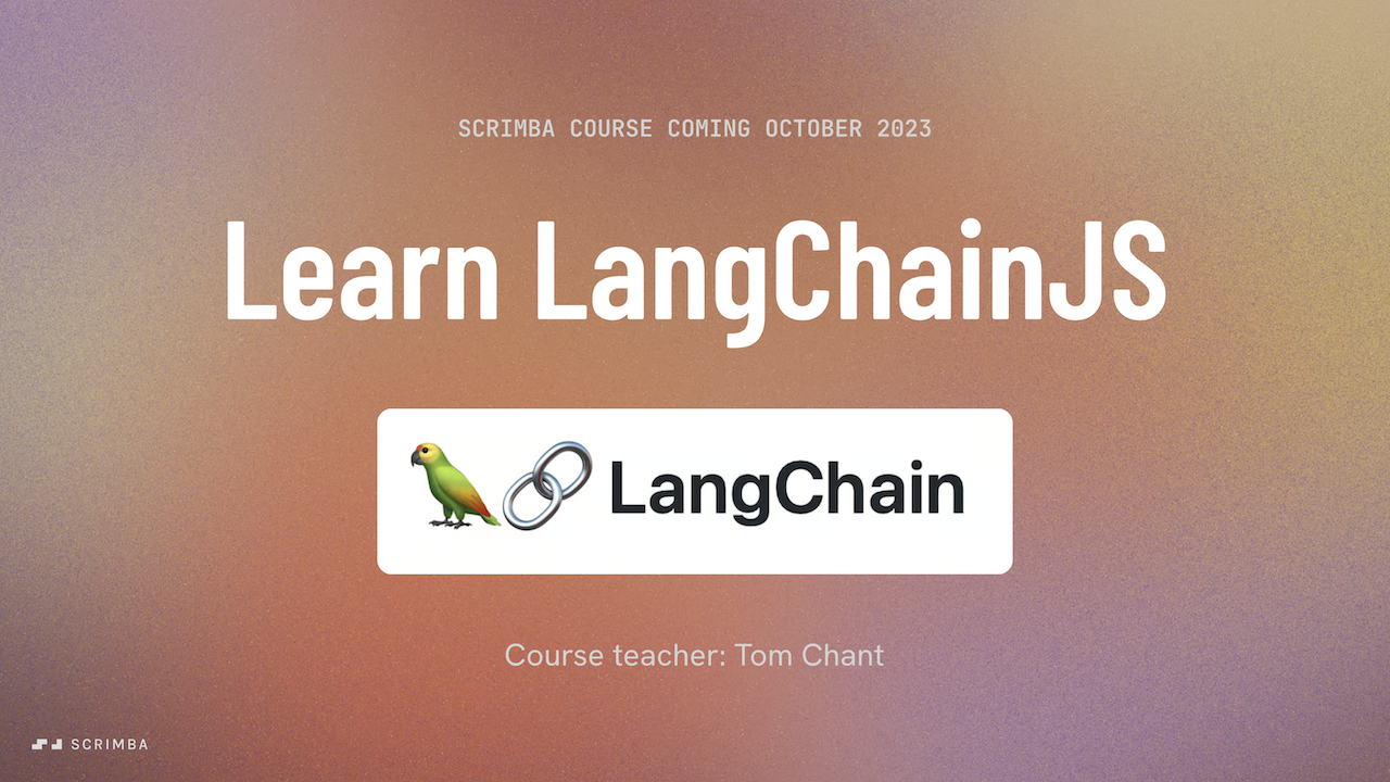 Teaming up with LangChain to Teach Devs to Build Context-Aware, Reasoning Applications