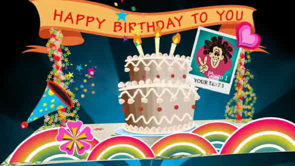 Birthday Card Pop up V1 - VideoHive 82781