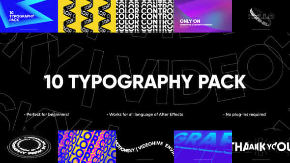 10 Graceful Typography - VideoHive 45576892