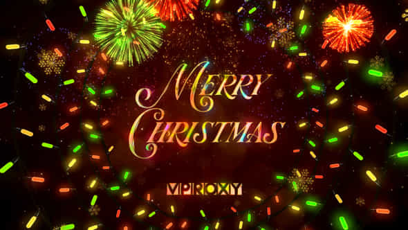 Christmas Lights Greetings - VideoHive 42257499