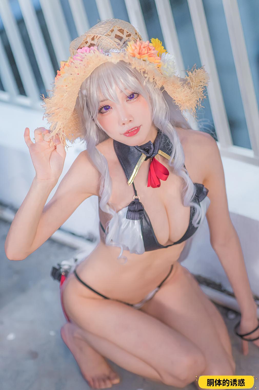 Aqua 水淼 - Algérie Swimsuit (Azur Lane) 32P-40M