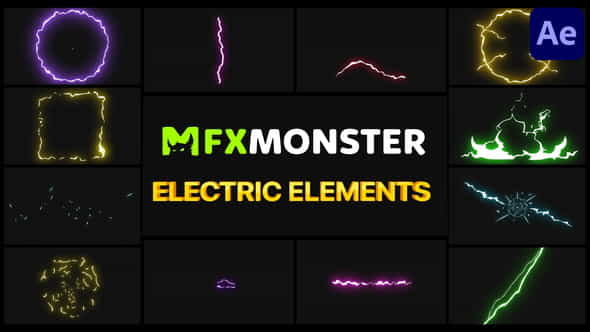 Electric Elements | After Effects - VideoHive 33987895