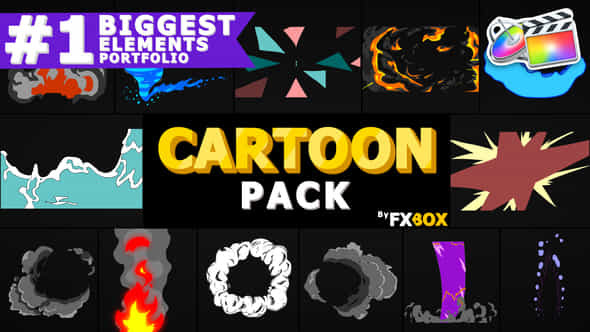 Cartoon Elements Pack - VideoHive 24245498