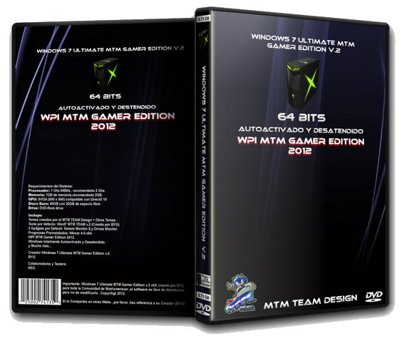1xQ7iLNE_o - Windows 7 MTM Gamer Edition v.2 [Autoactivado] (64 Bits)[Esp][UL-NF-1Fi] - Descargas en general