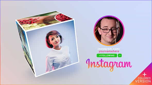 Instagram Promo Cube Gallery - VideoHive 19494184