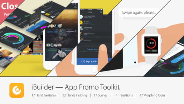 App Promo with Gestures - VideoHive 11589295