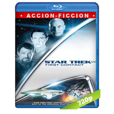 Viaje A Las Estrellas 8 Primer Contacto 720p Lat-Cast-Ing 5.1 (1996)