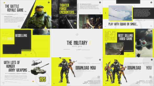 Military Game Opener L Army Game Template L Arcade Game - VideoHive 38305209