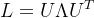L=U\Lambda U^{T}