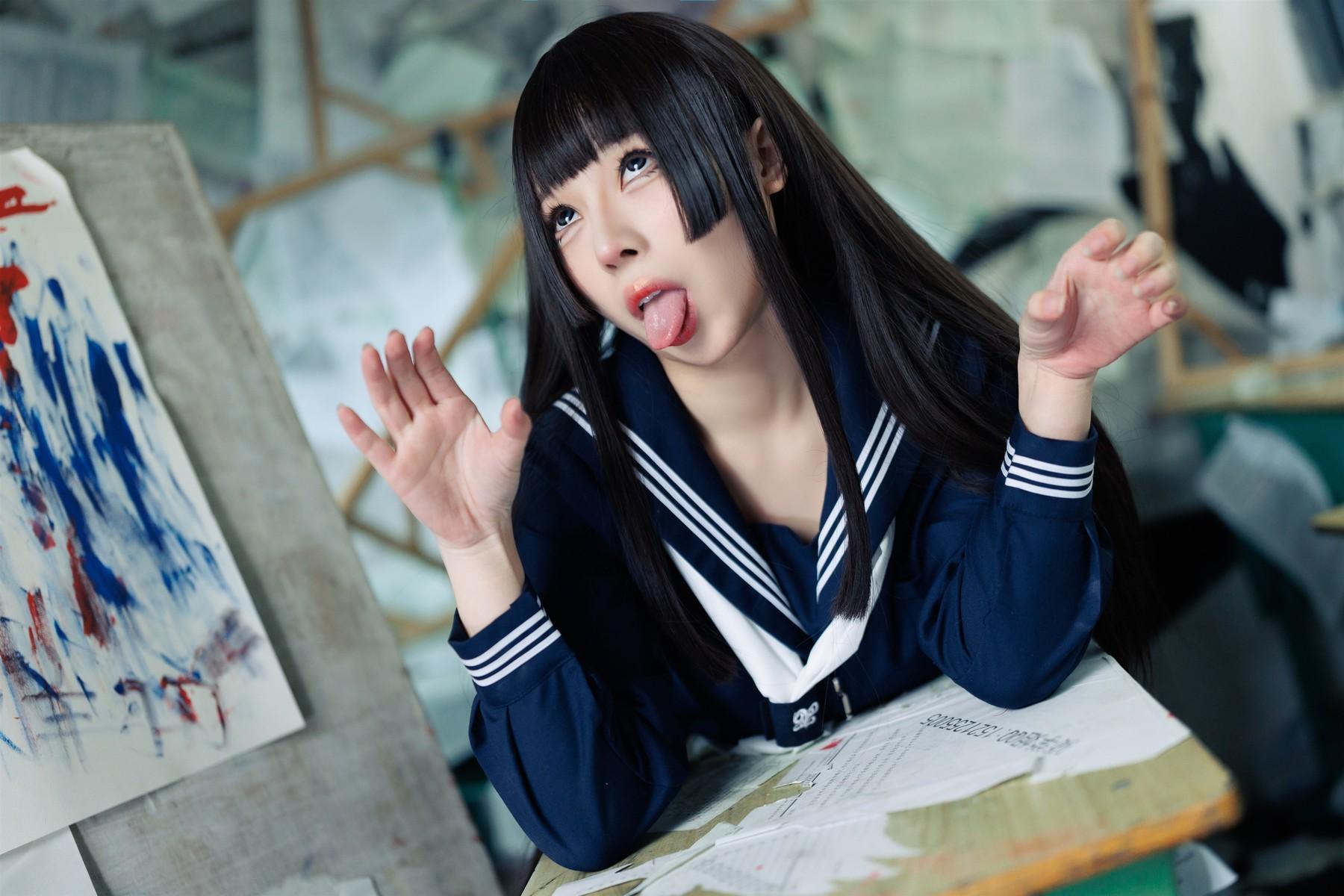 Cosplay 胡桃猫Kurumineko 反差学妹 Set.02(12)