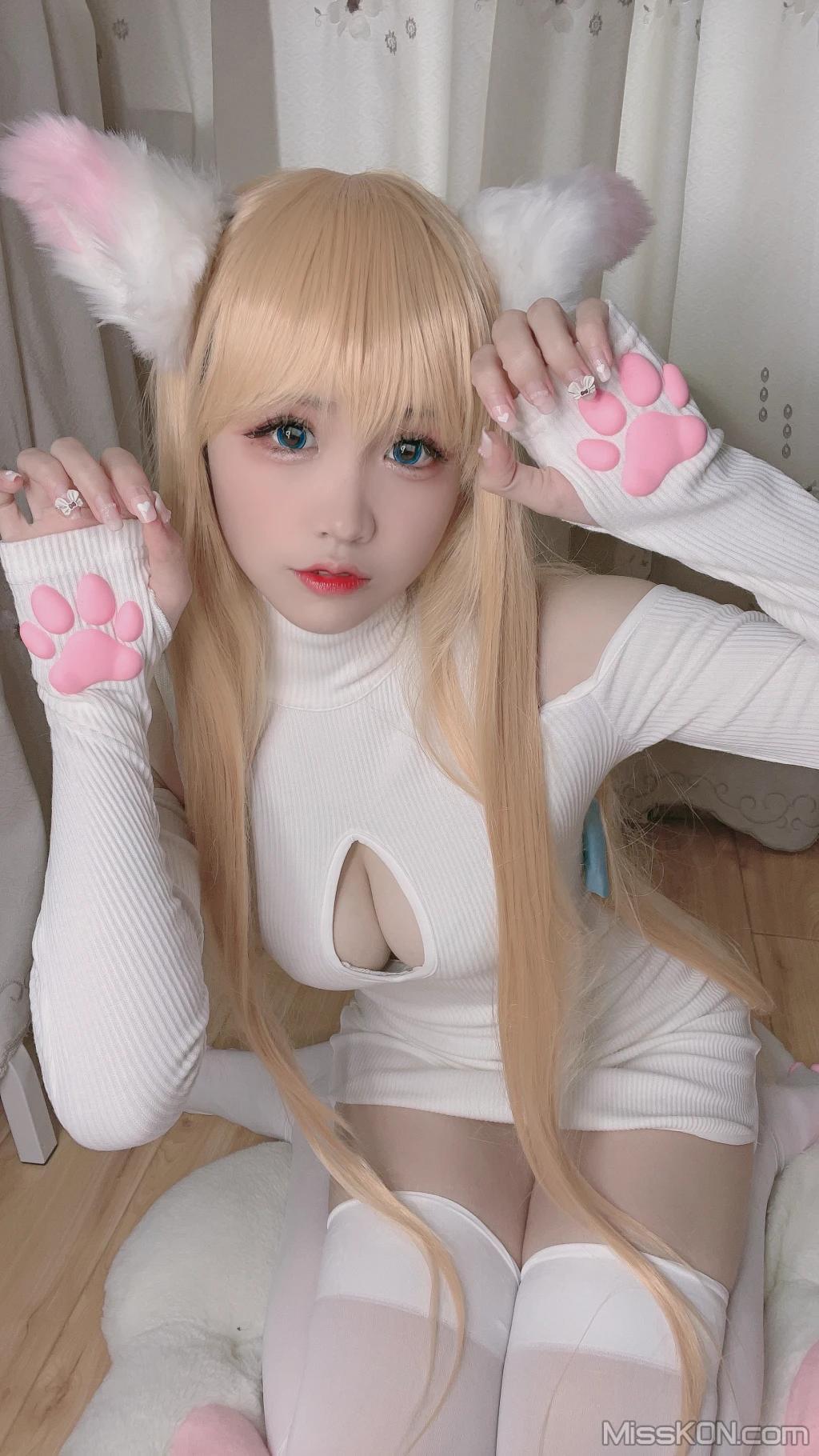 Coser@miko酱ww: mikoの白丝01 (241 photos)(126)