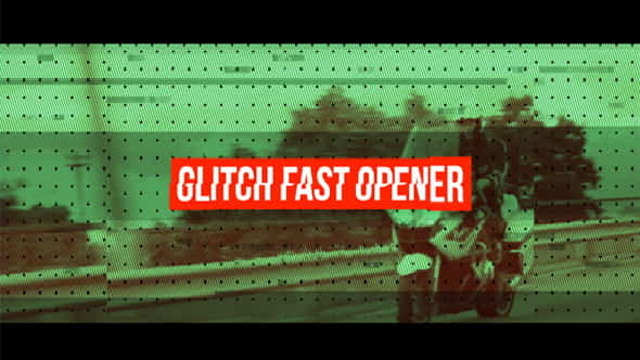 Fast Glitch Opener - VideoHive 20539888