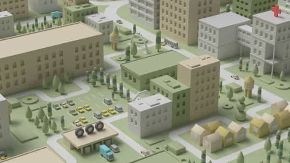 Toy City Layout - VideoHive 40119471