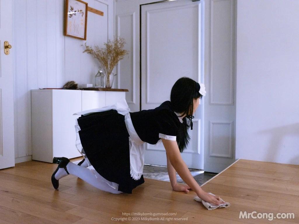[MilkyBomb] Yui: Vol.3 Maid (291 photos )(75)