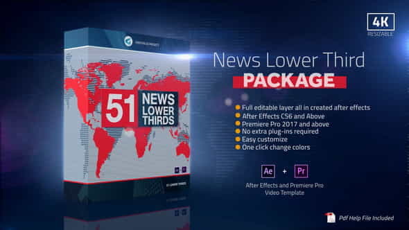 News Lower Thirds Package - VideoHive 29910868