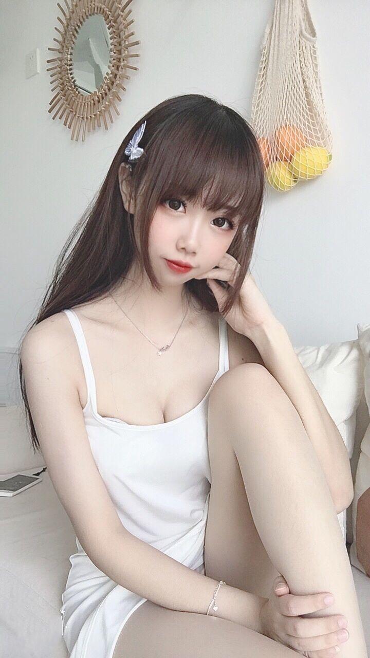 [福利女神cosplay] 雪琪 - 肉丝吊带裙(49)