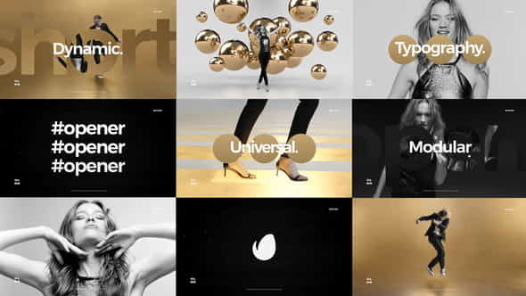 Short Dynamic Stomp OpenerFast Fashion - VideoHive 25391751