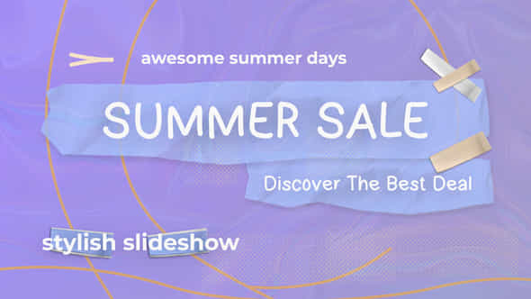 Trendy Summer Slideshow - VideoHive 57175304