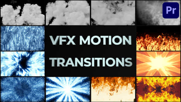 VFX Motion Transitions - VideoHive 38615344