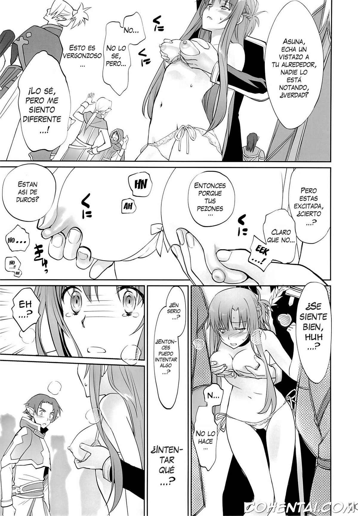 turnover (Sword Art Online) xxx comics manga porno doujin hentai español sexo Asuna Yuuki Kazuto Kirigaya | Kirito Suguha Kirigaya Sword Art Online