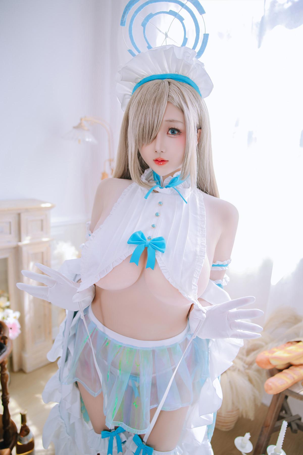 Cosplay Rinaijiao日奈娇 明日奈女仆(46)