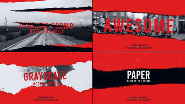 Torn Paper Intro - VideoHive 56217743