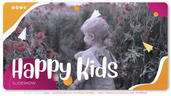 Slideshow Happy Kids - VideoHive 38119079