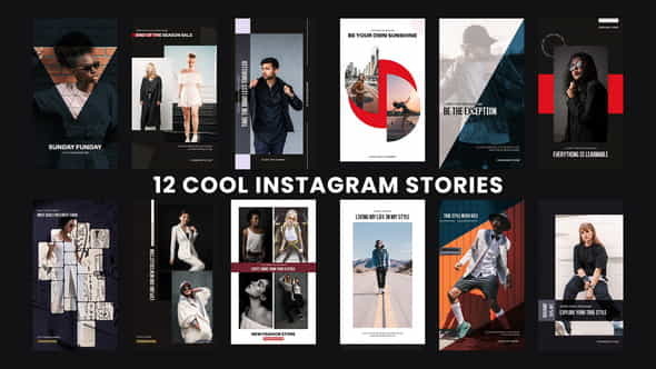 Cool Instagram Stories - VideoHive 37750173