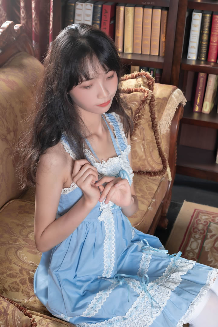 西瓜少女 - 私房蓝色lo裙(20)