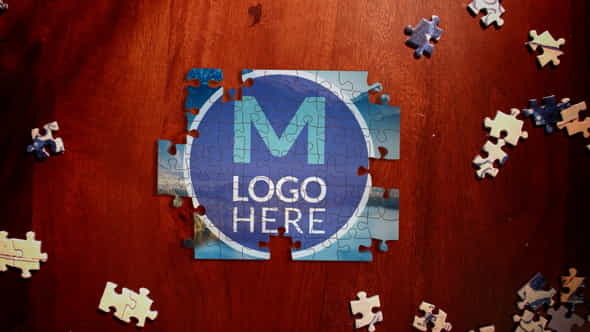 Puzzle Logo Reveal - VideoHive 31660699