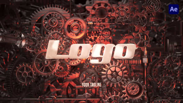 Industrial 3D Metal Logo Intro - VideoHive 54353383