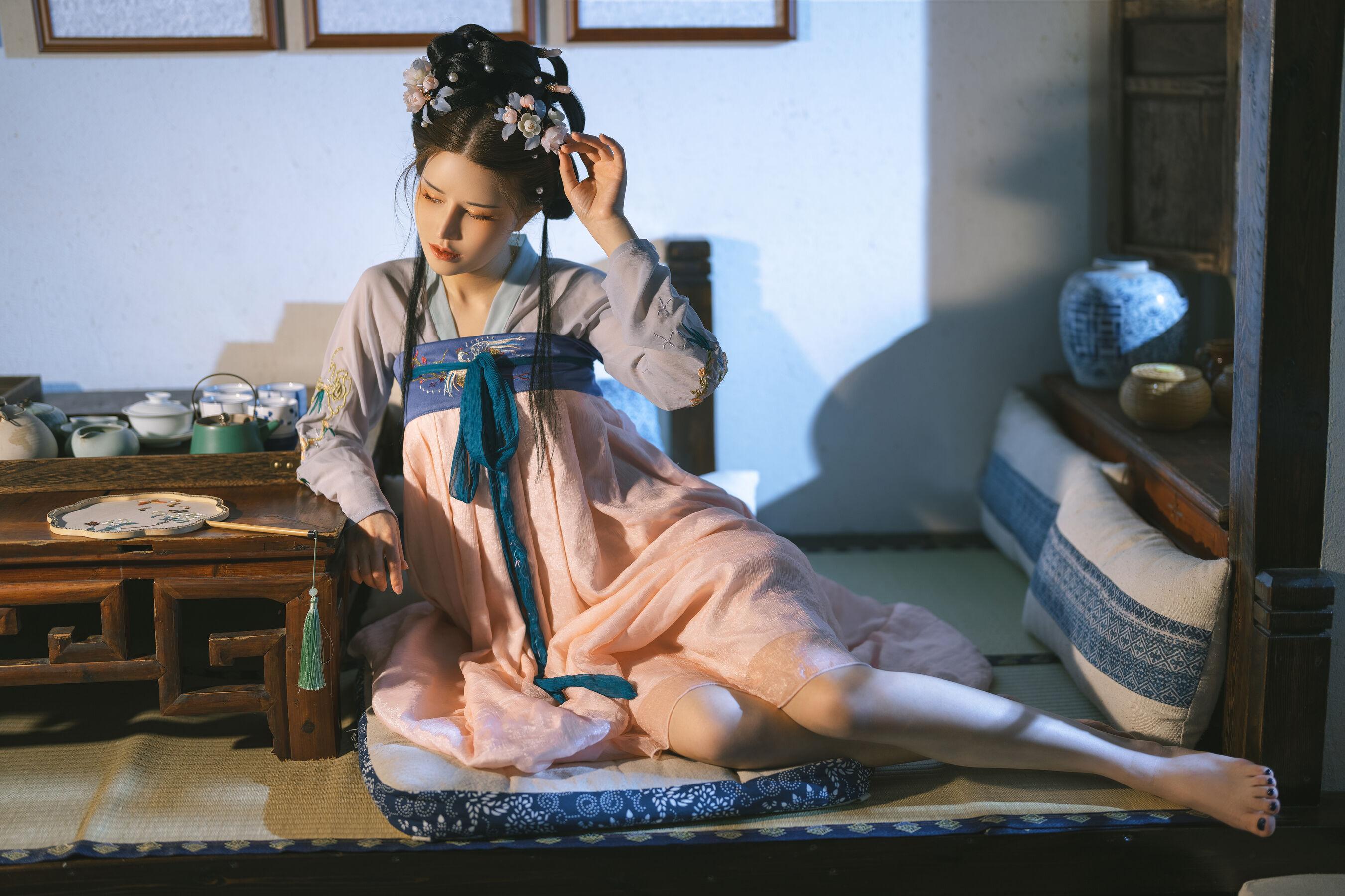 国模套图 鹿八岁《汉服》(2)