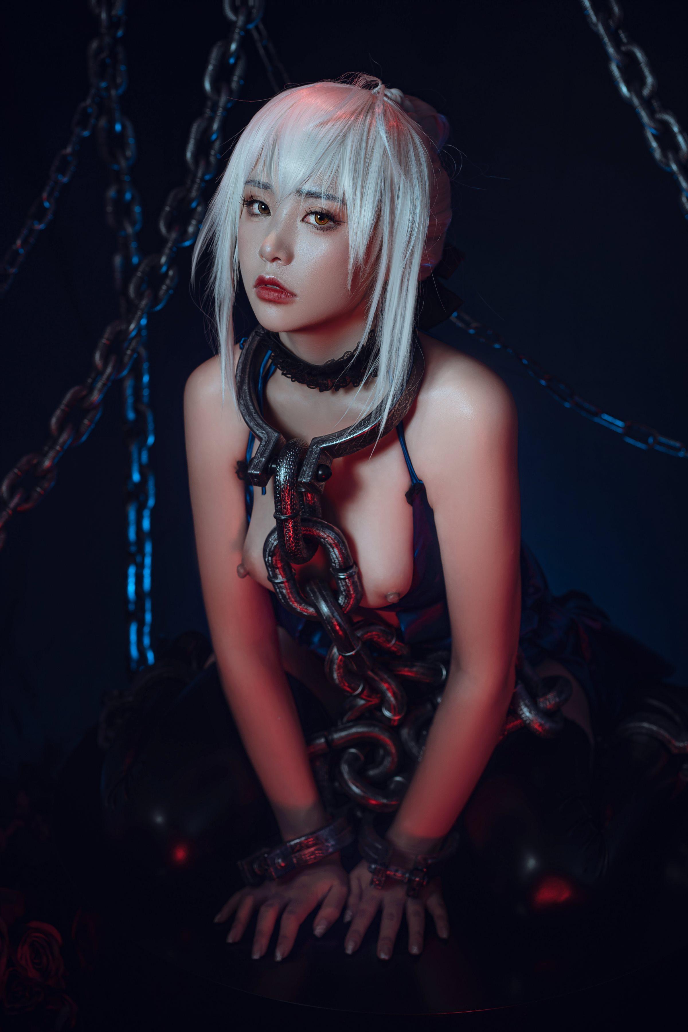 爆机少女喵小吉 Nekokoyoshi - 七月 Fate stay night 黑呆 - Saber Alter(65)