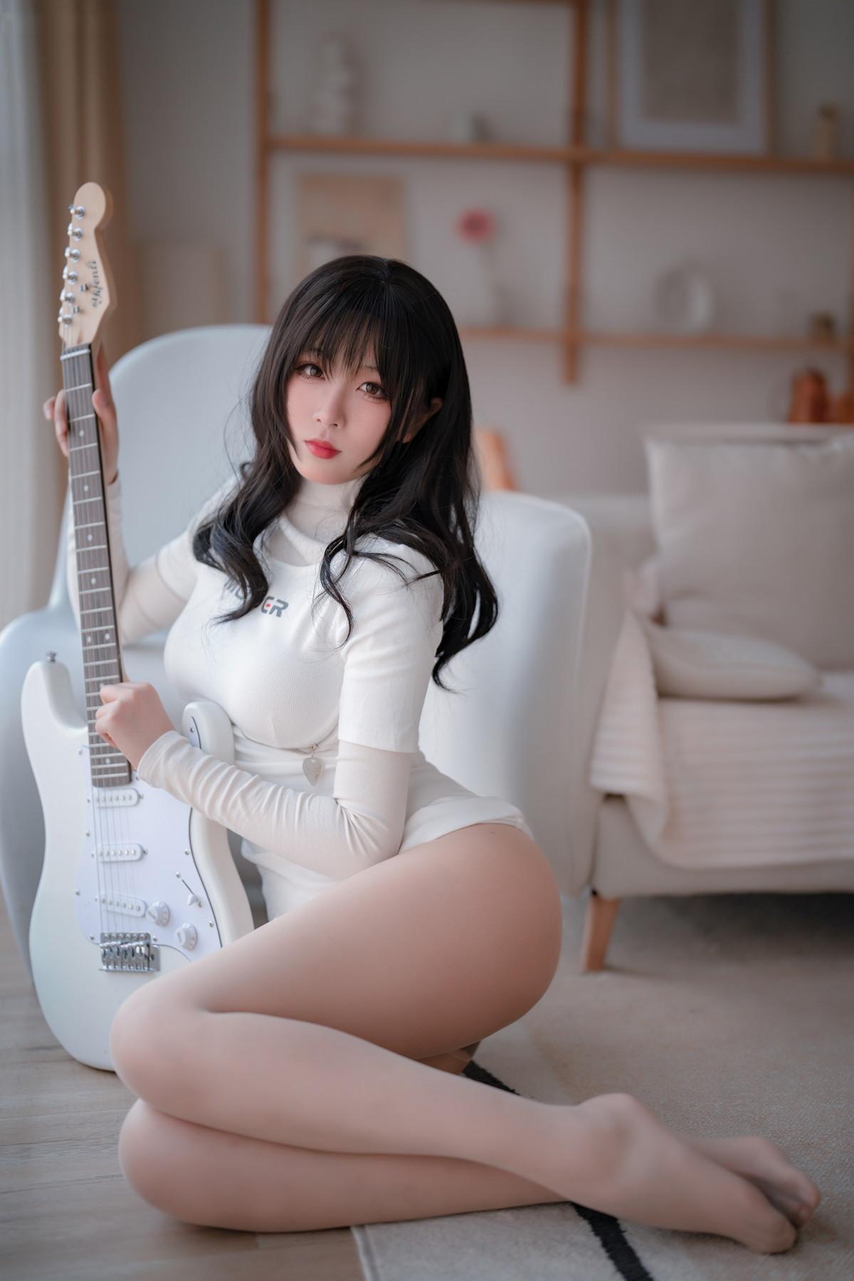 Cosplay 轩萧学姐 吉他妹妹肉丝(56)