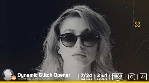 Dynamic Glitch Opener - VideoHive 23349717