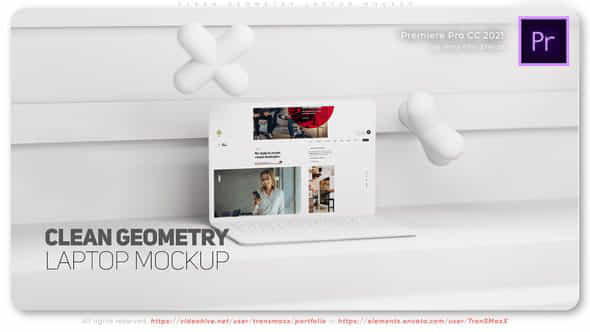 Clean Geometry Laptop - VideoHive 45580123